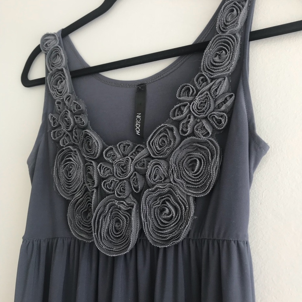 Nic and Dom grey dress summer dress